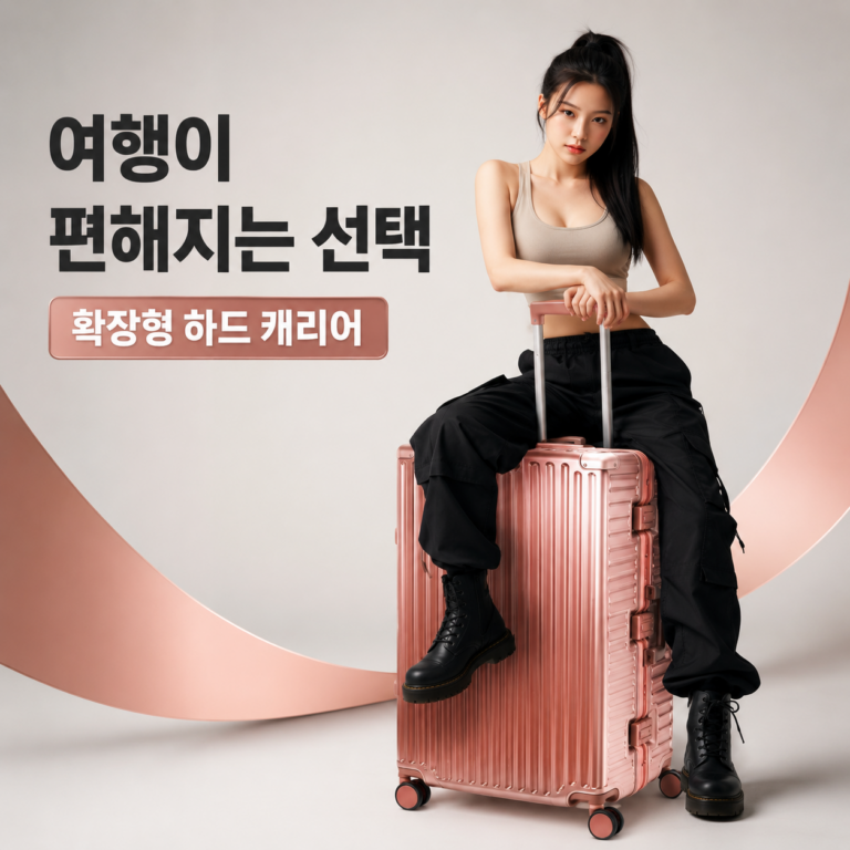 유랑캐리어 W5 확장형 하드 여행가방 20·24·28인치 알루미늄 프레임 히노모토 이중 휠